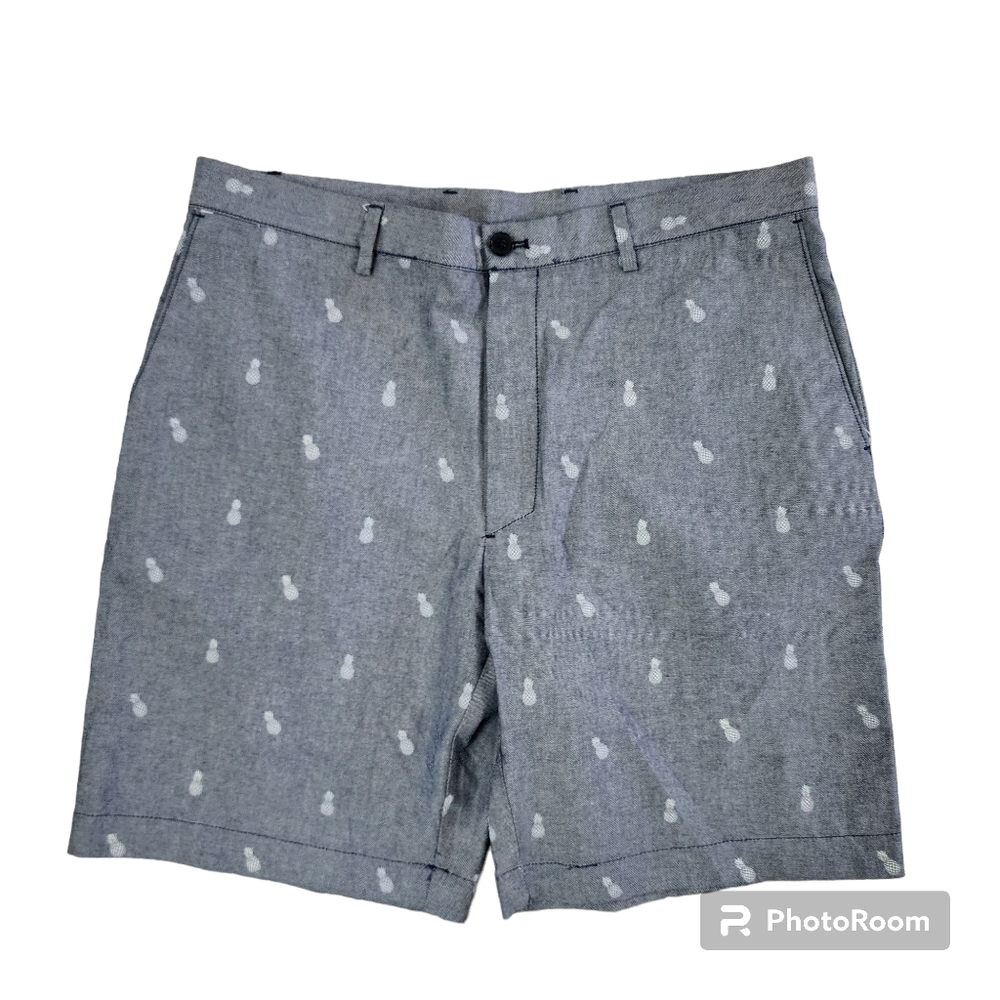 Mens Savane shorts size 36 Blue Pineapples